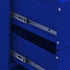 Lady Jillian -  Chest of Drawers Navy Blue 80x35x101,5 cm Steel
